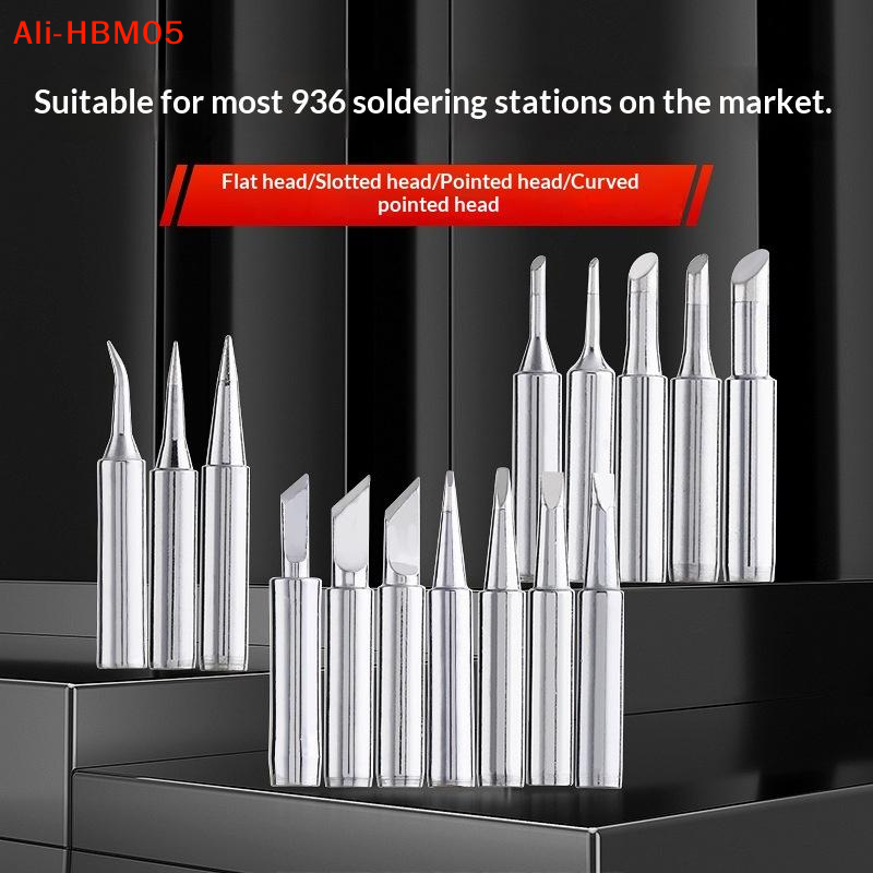 Diy Kit Elektronik - (HB05)5Pcs/10Pcs 900M-T Soldering Iron Tips Set