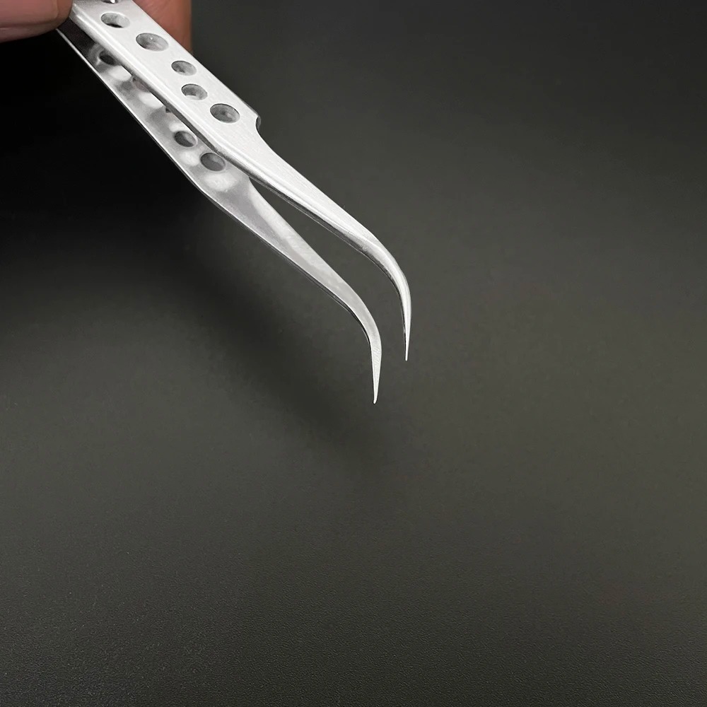 Diy Kit Elektronik - Industrial Tweezers Electronics Anti-static Curved Straight