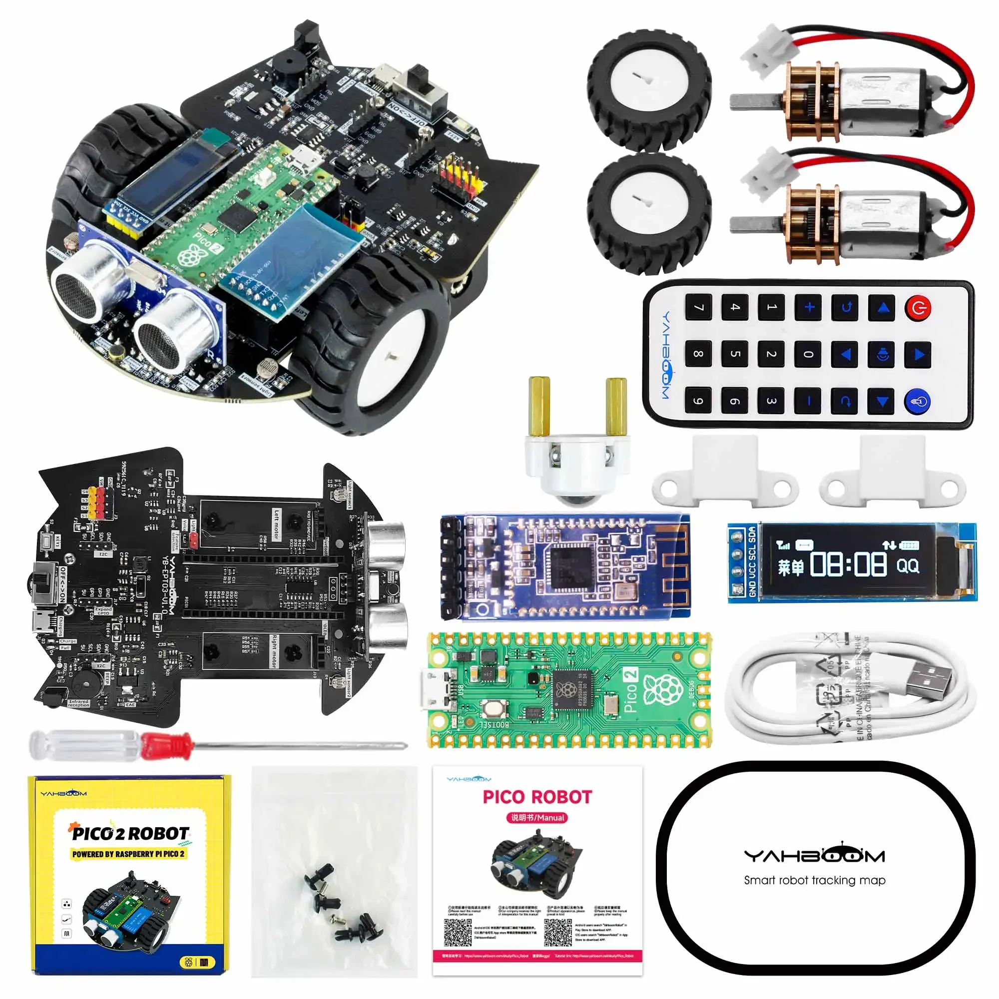 Yahboom Raspberry Pi Pico 2 Ro - Diy Electronics recensie en prijs