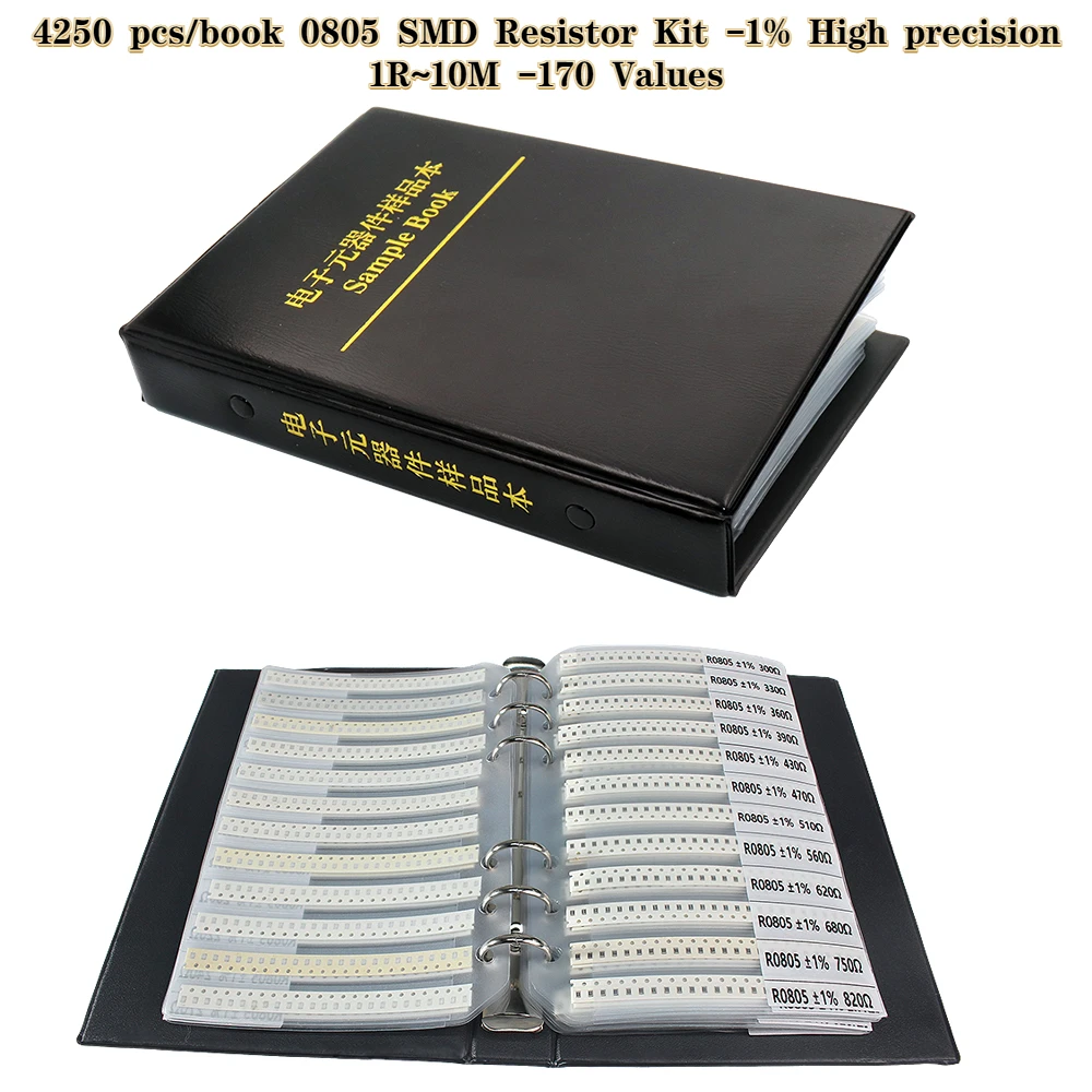4250PCS 0805 SMD Resistor Book - Diy Electronics Book recensie en prijs