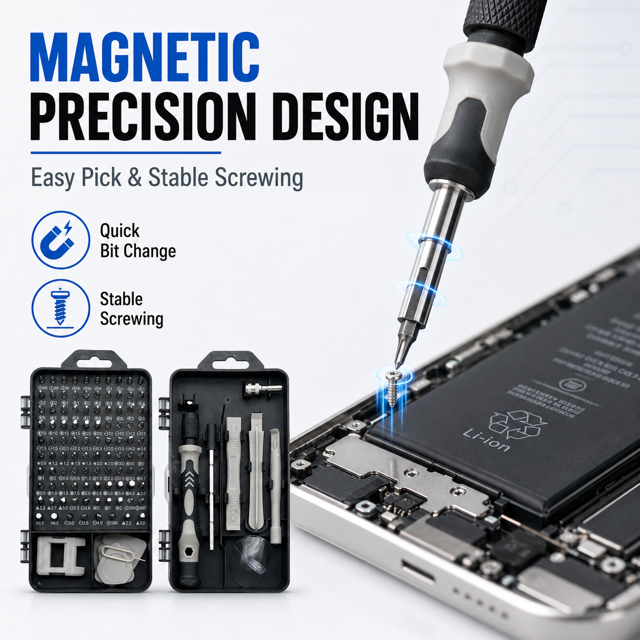 115 in 1 Magnetic Precision Sc - Diy Electronics News recensie en prijs