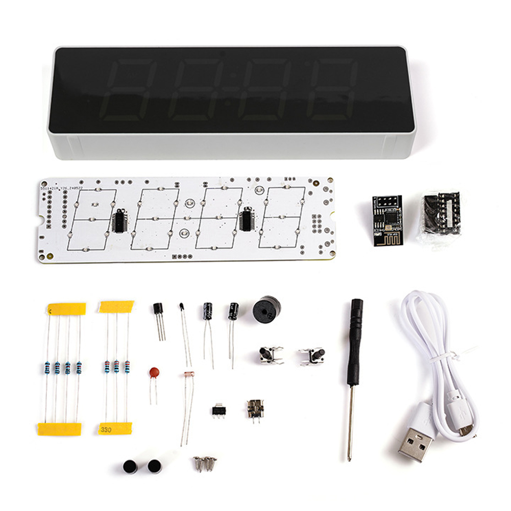 ESP8266 IoT Colorful WiFi Cloc - Diy Electronics Com recensie en prijs