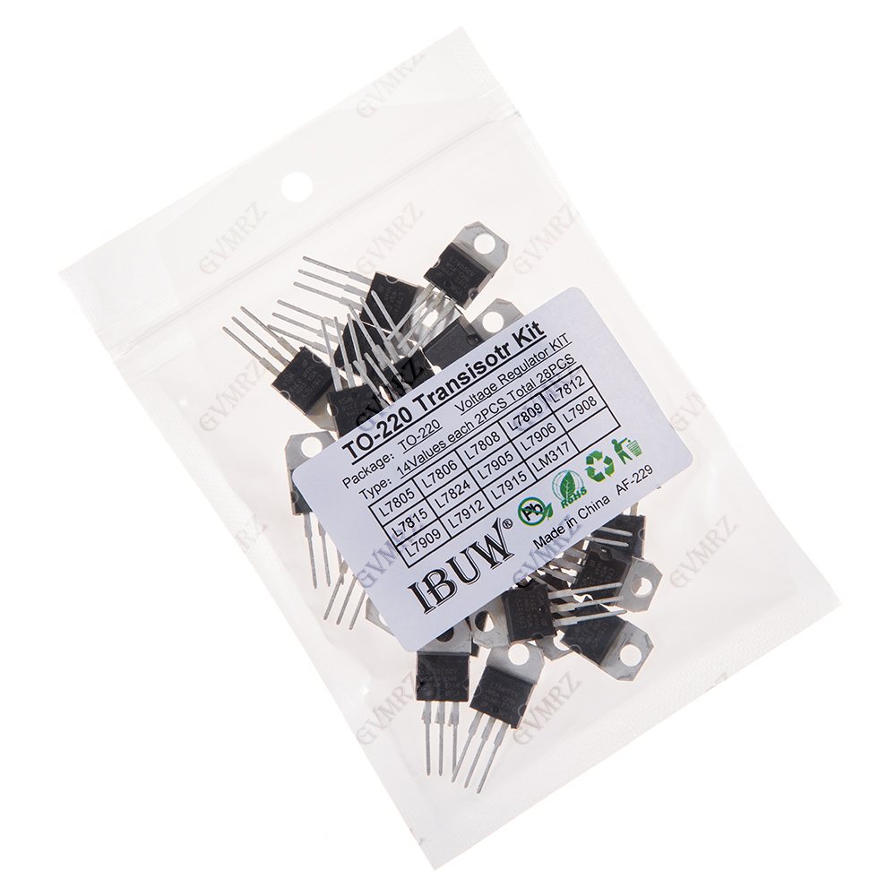28PCS L7805 14Values TO-220 Tr - Lm317 Voltage Regulator recensie en prijs