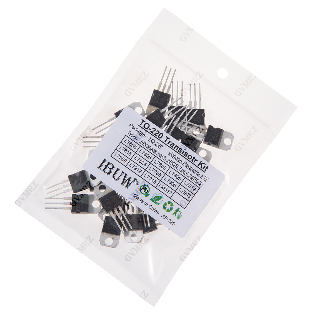 28PCS L7805 14Values TO-220 Tr - Lm317 Voltage Regulator recensie en prijs