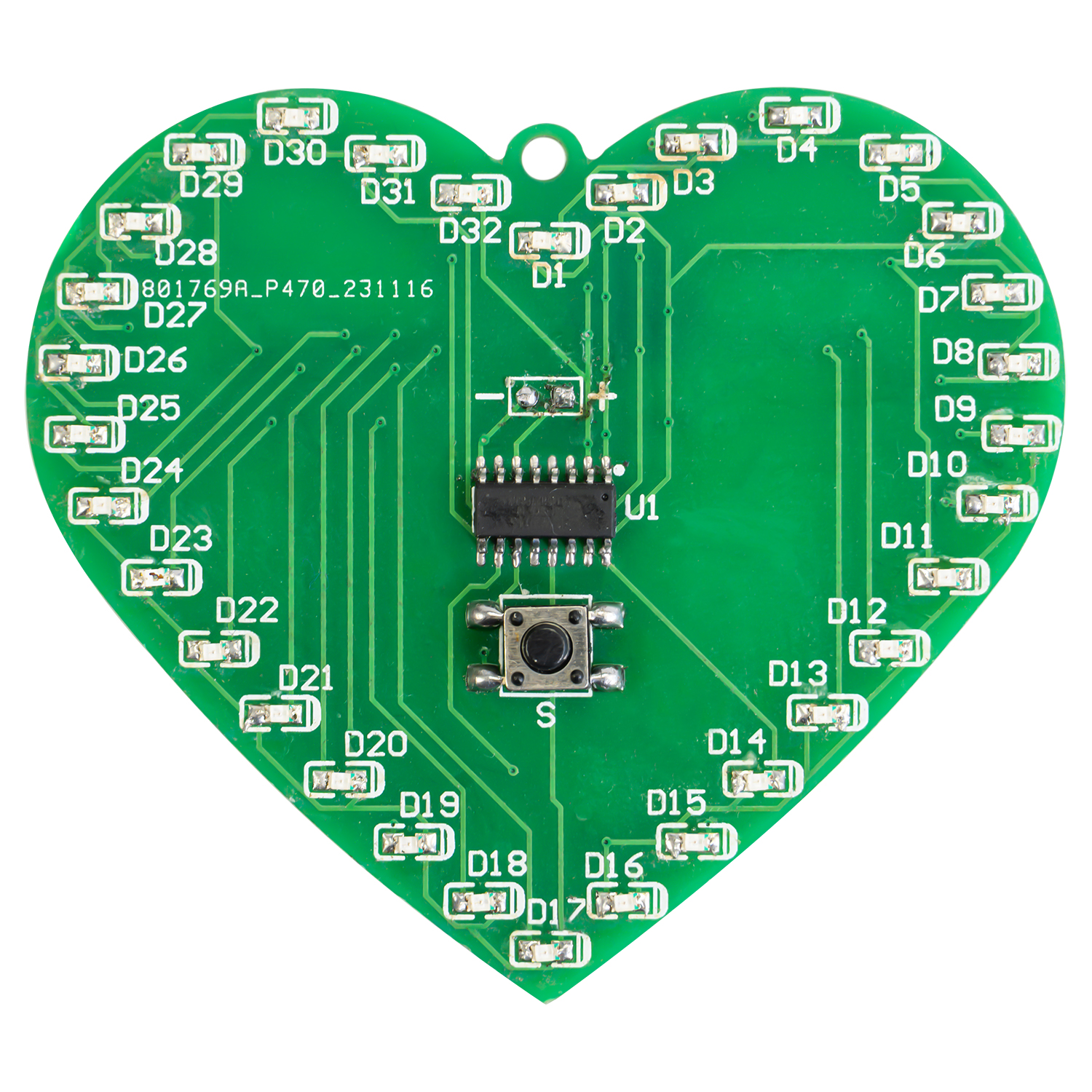 DIY LED Heart Flashing Light K - Diy Electronics News recensie en prijs