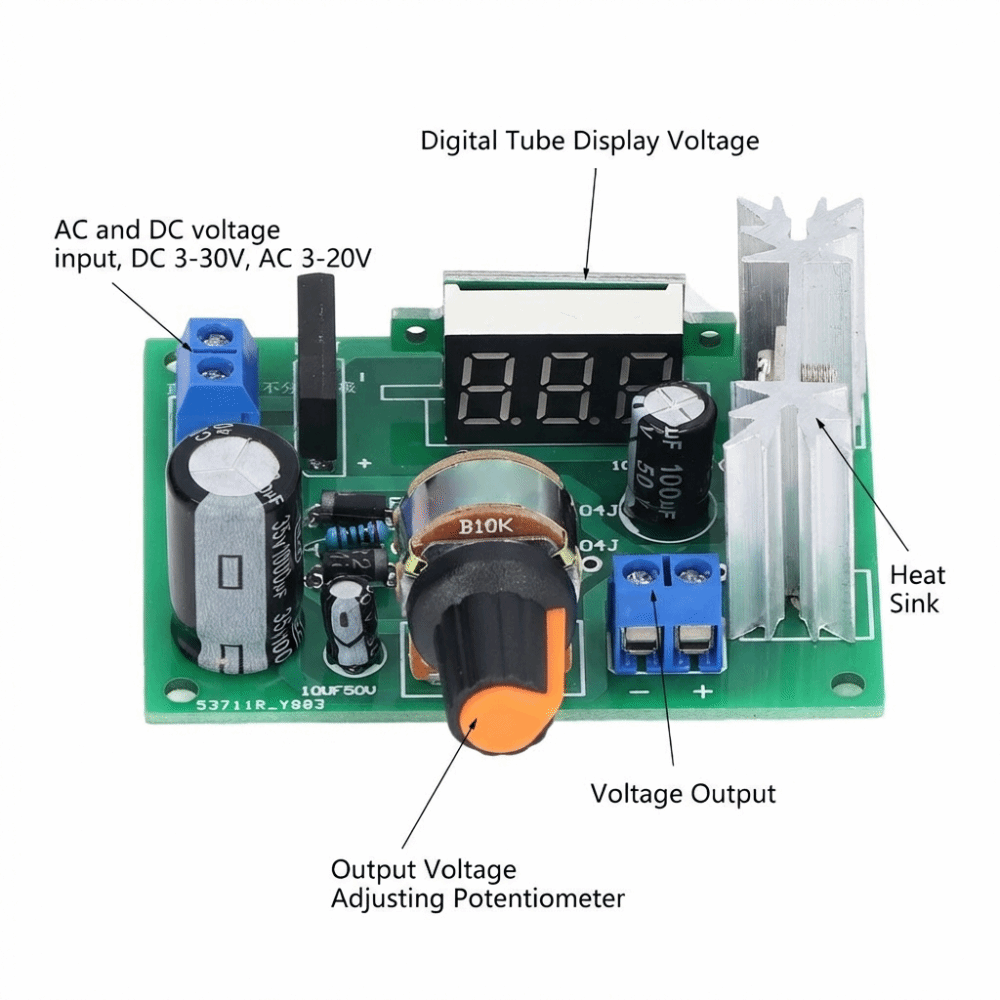 LM317 Voltage Regulator Module - Lm317 Voltage Regulator recensie en prijs