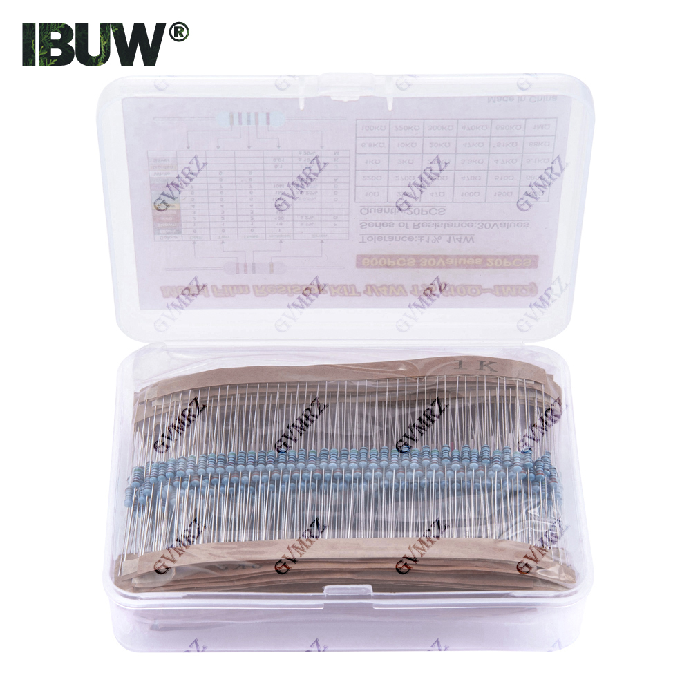 600PCS 30Values 1/4W Metal Fil - Diy Electronics Com recensie en prijs