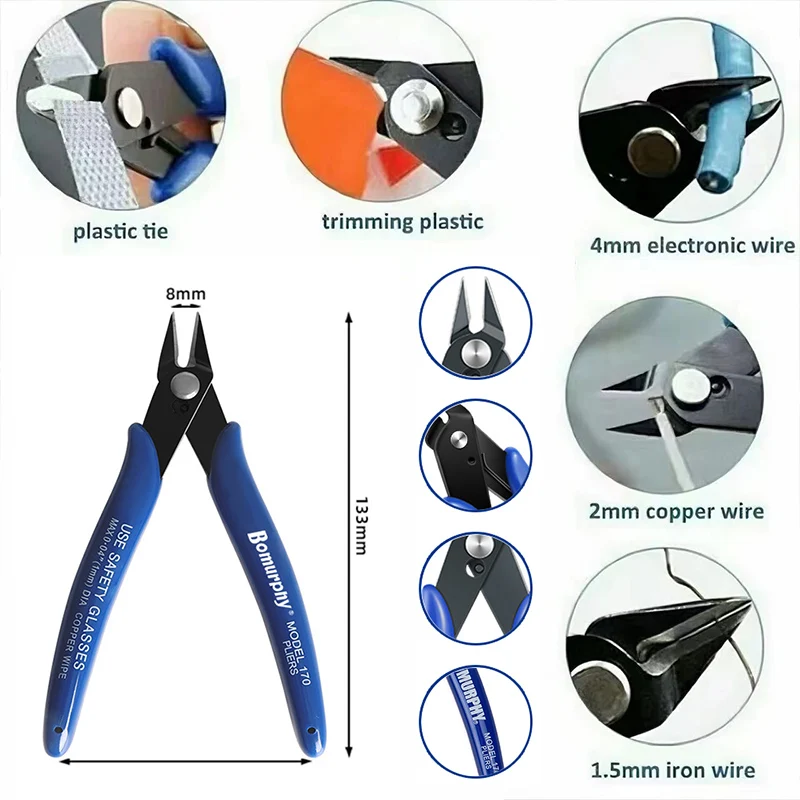 170 Electronic Diagonal Pliers - Diy Electronics Com recensie en prijs