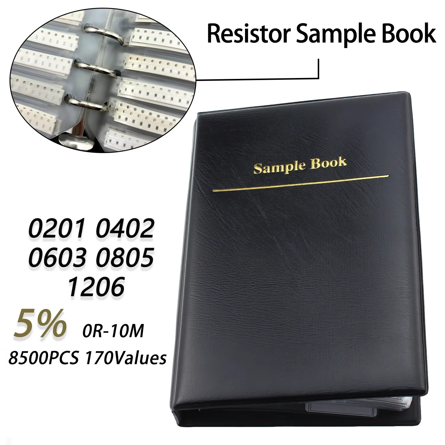 SMD Resistor Kit 170 Values 02 - Diy Electronics Book recensie en prijs