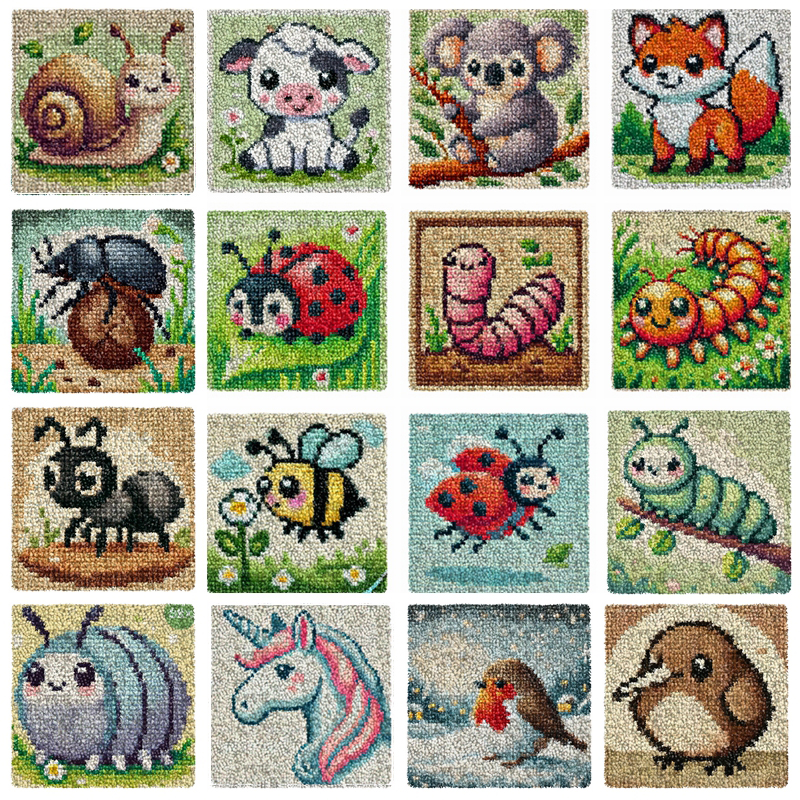 Cute Animals Embroidery Latch  - Diy Electronics Com recensie en prijs