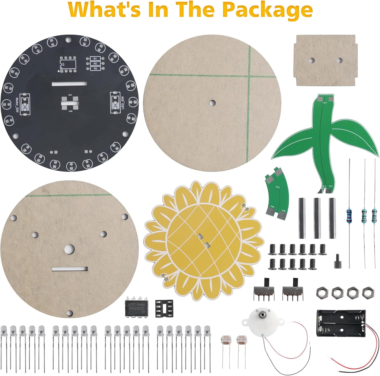 Light Chasing Sunflower Solder - Diy Electronics Gift Ideas recensie en prijs