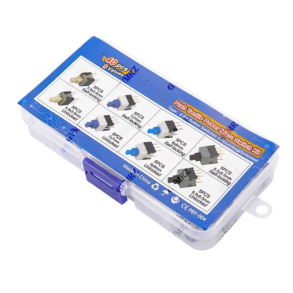 40PCS 8Values Push Tactile Mic - Diy Electronics Com recensie en prijs