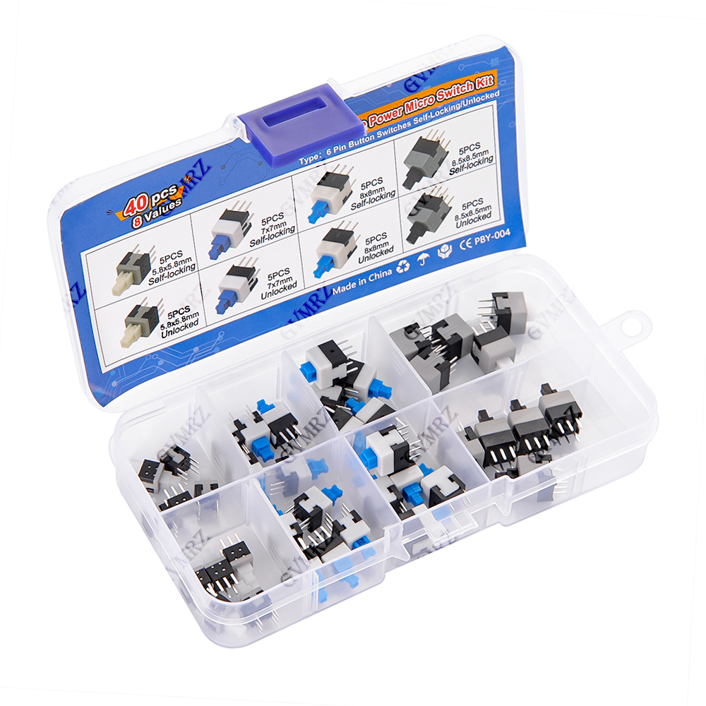 40PCS 8Values Push Tactile Mic - Diy Electronics Com recensie en prijs