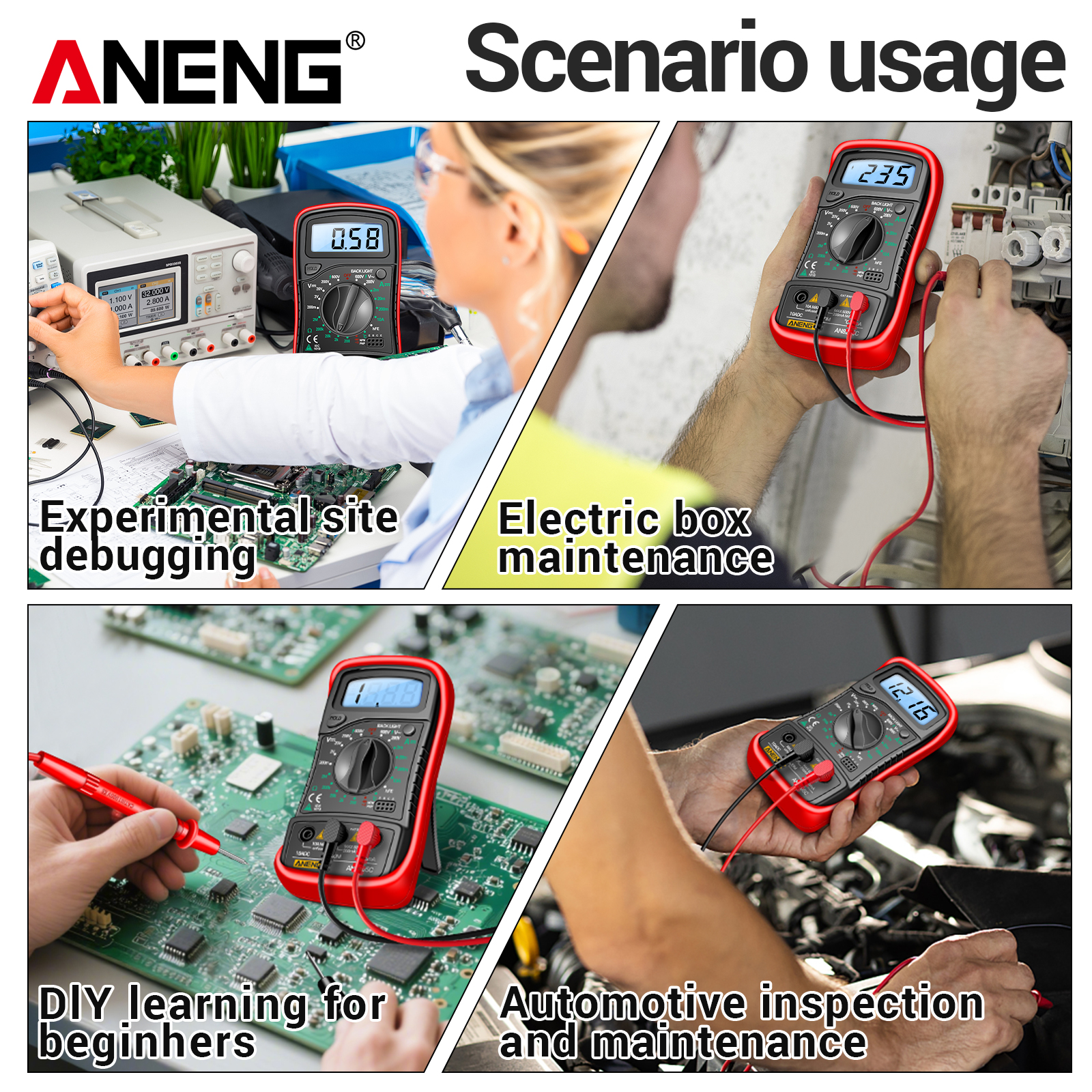 ANENG AN8205C Handheld Multime - Diy Electronics recensie en prijs