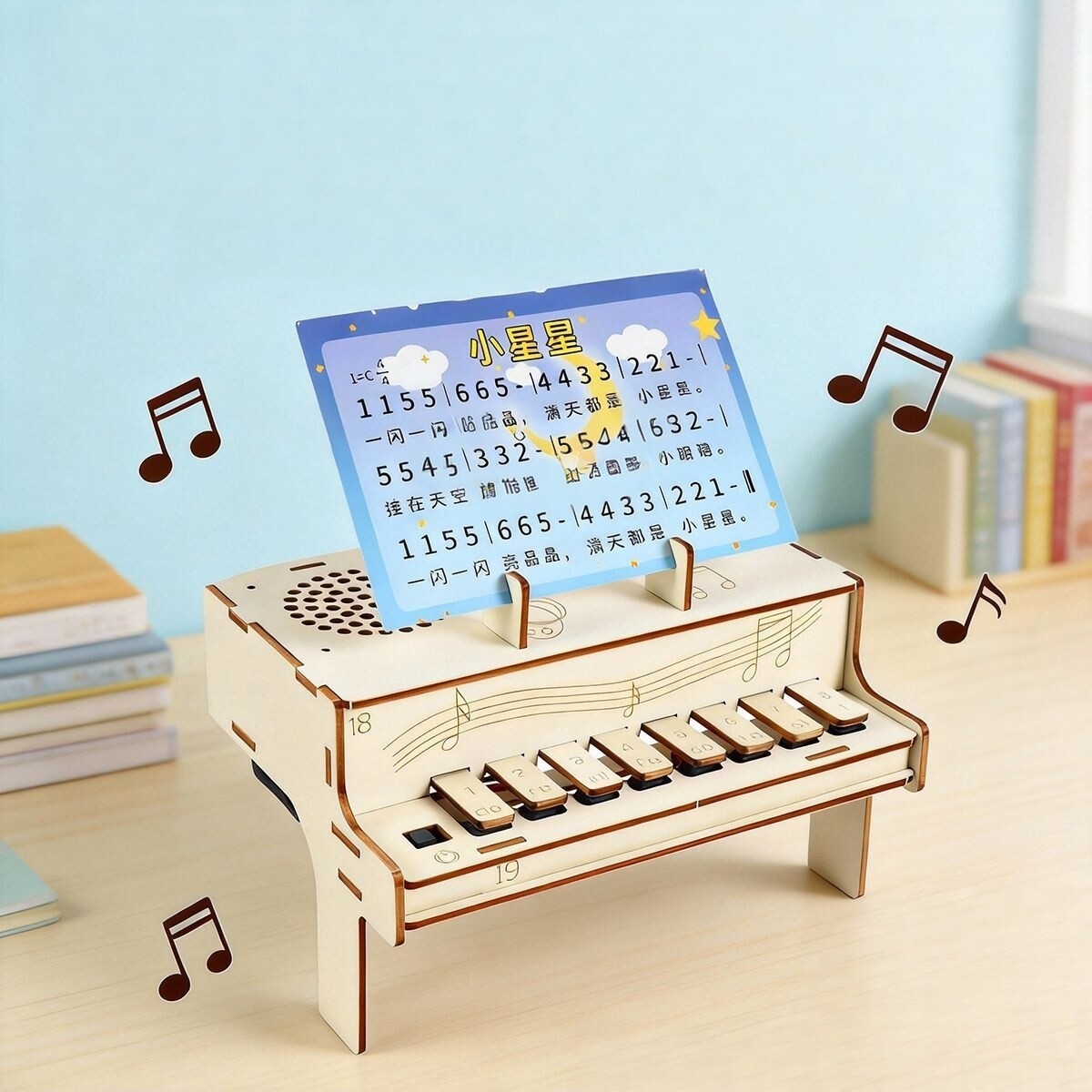DIY Wooden Electronic Piano Mo - Diy Electronics Com recensie en prijs