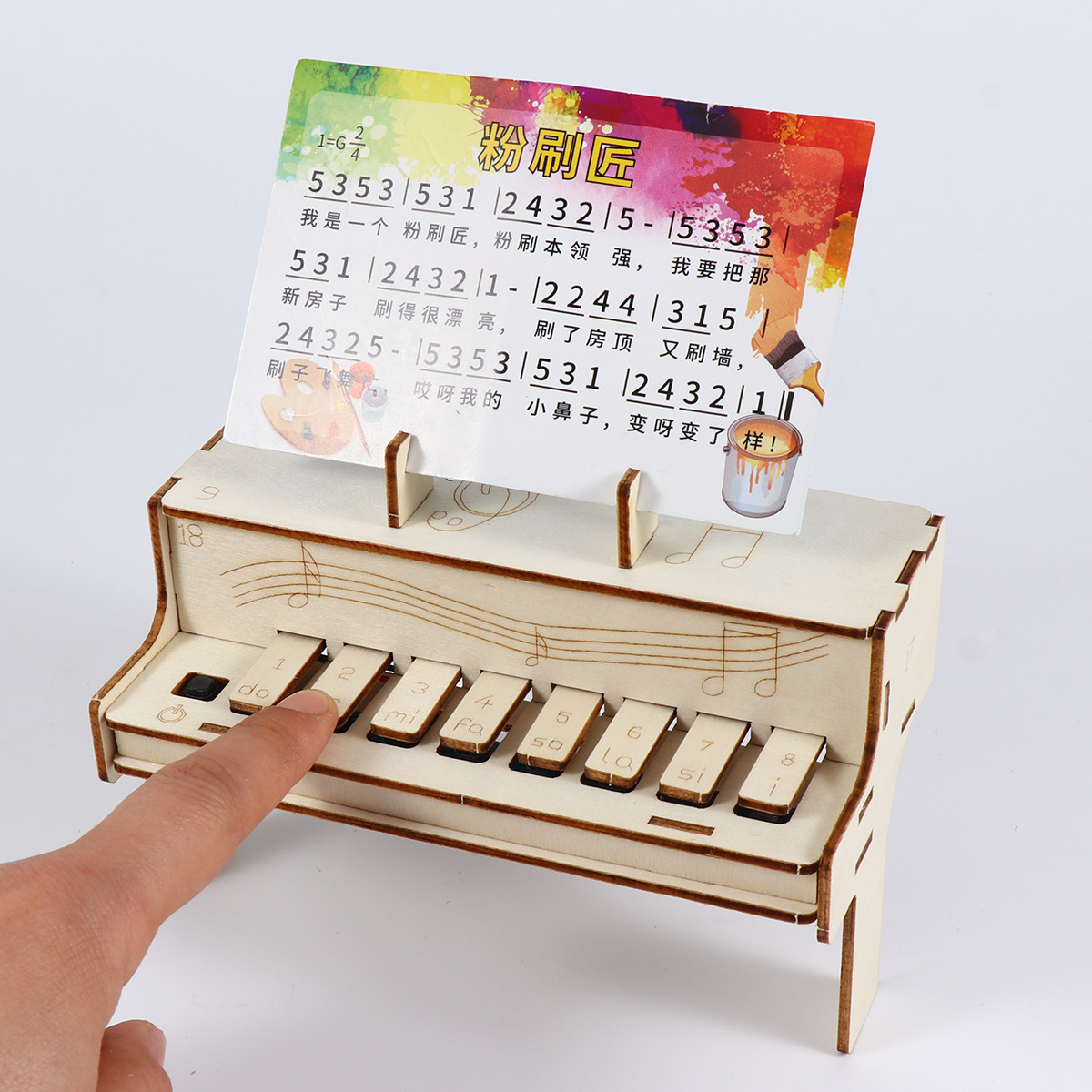 DIY Wooden Electronic Piano Mo - Diy Electronics Com recensie en prijs