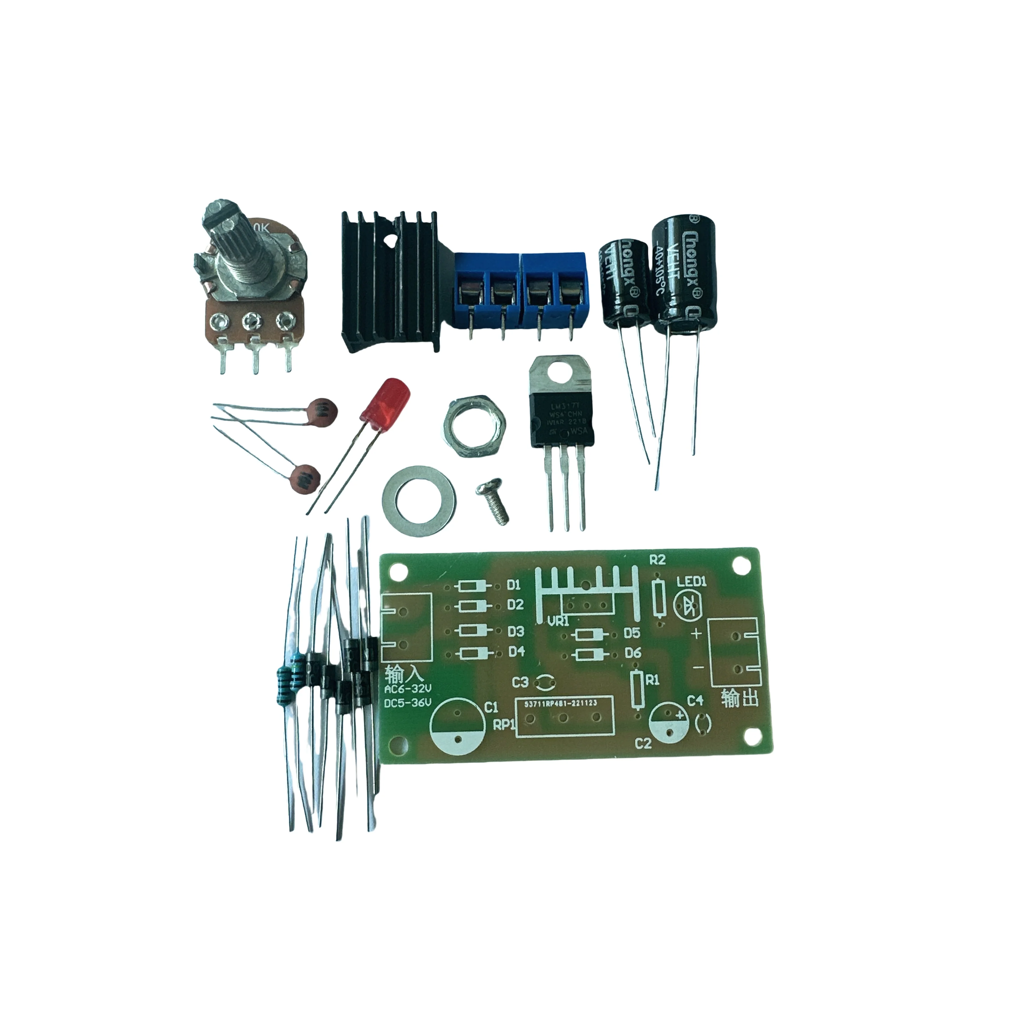 LM317 Adjustable Regulated Pow - Lm317 Voltage Regulator recensie en prijs