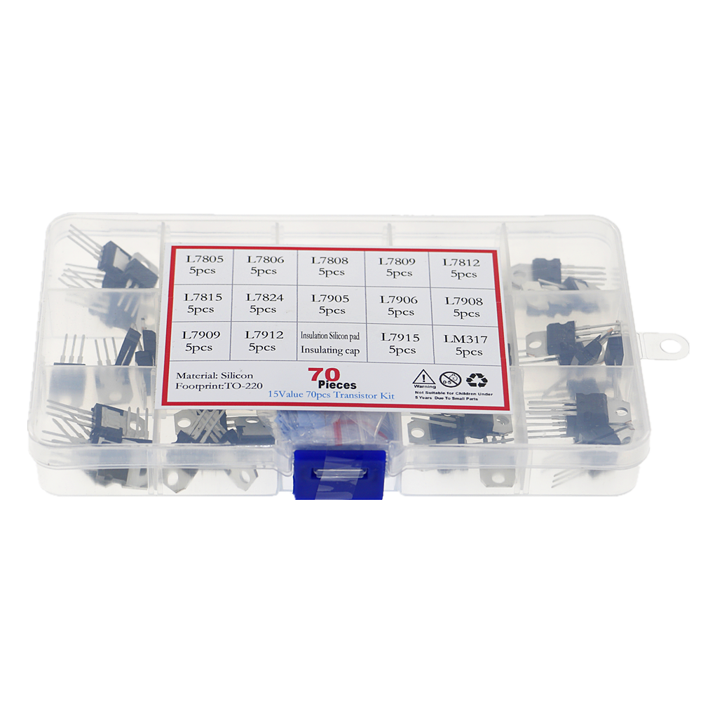 70Pcs 14 Values L7805 - LM317  - Lm317 Voltage Regulator recensie en prijs