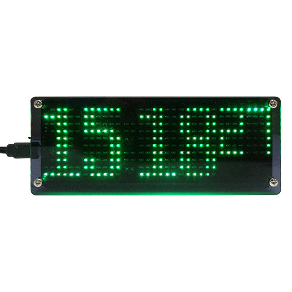 DIY Digital Dot Matrix Clock E - Diy Electronics News recensie en prijs