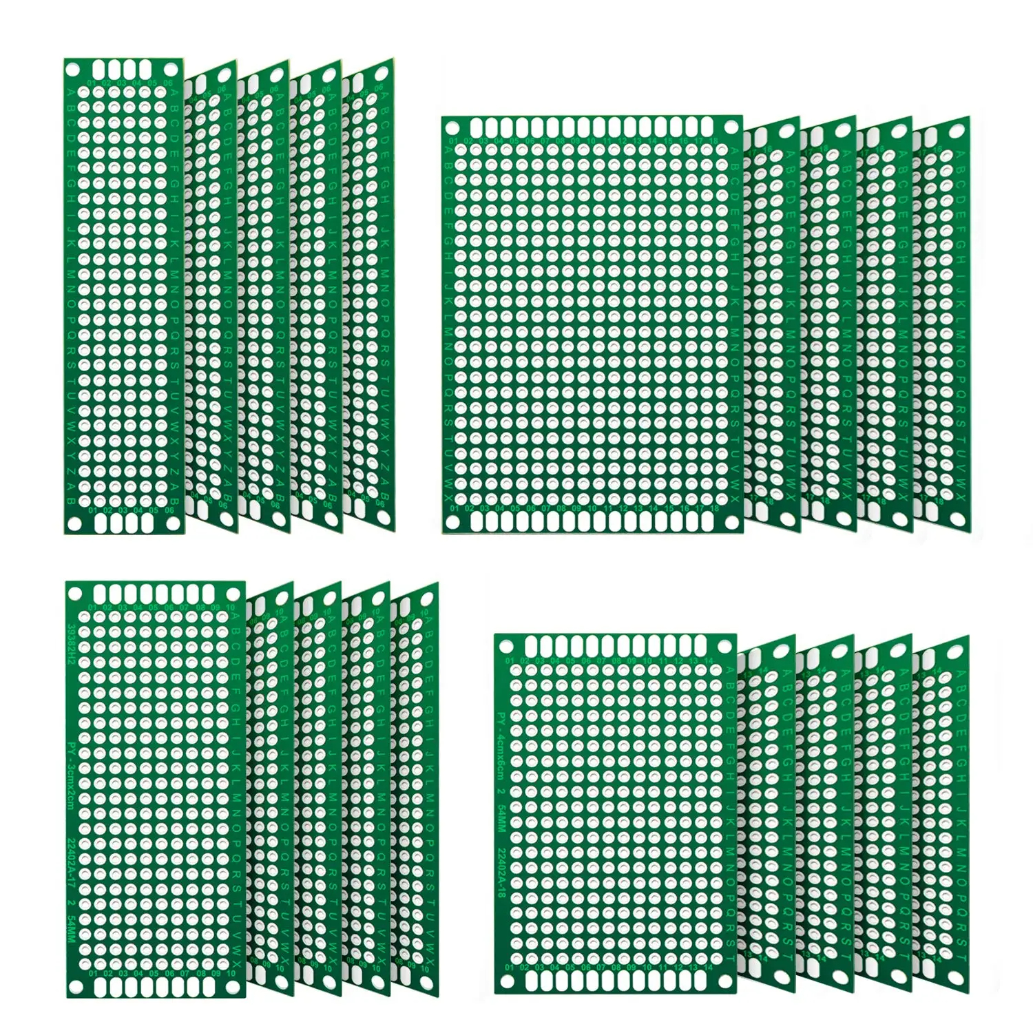 20 Pcs Double Sided PCB Board  - Pcb Etching Kit recensie en prijs