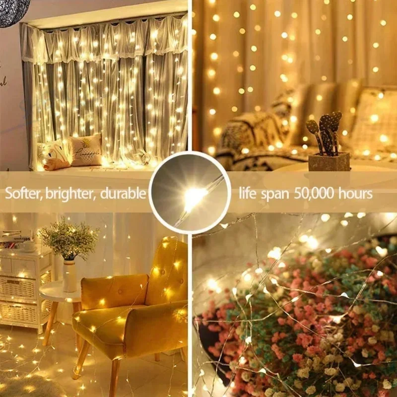 6x3M/3x3m Curtain Garland on T - Diy Electronics News recensie en prijs