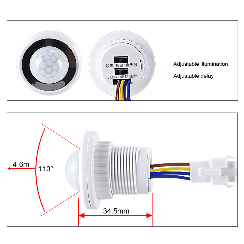 Human Body Sensor Detector LED - Ldr Light Sensor recensie en prijs